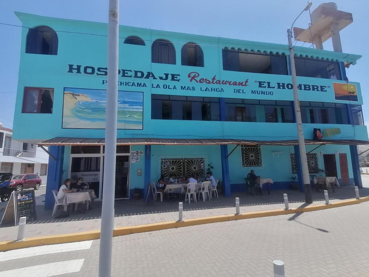 Hospedaje Restaurante El Hombre 奇卡马港 外观 照片