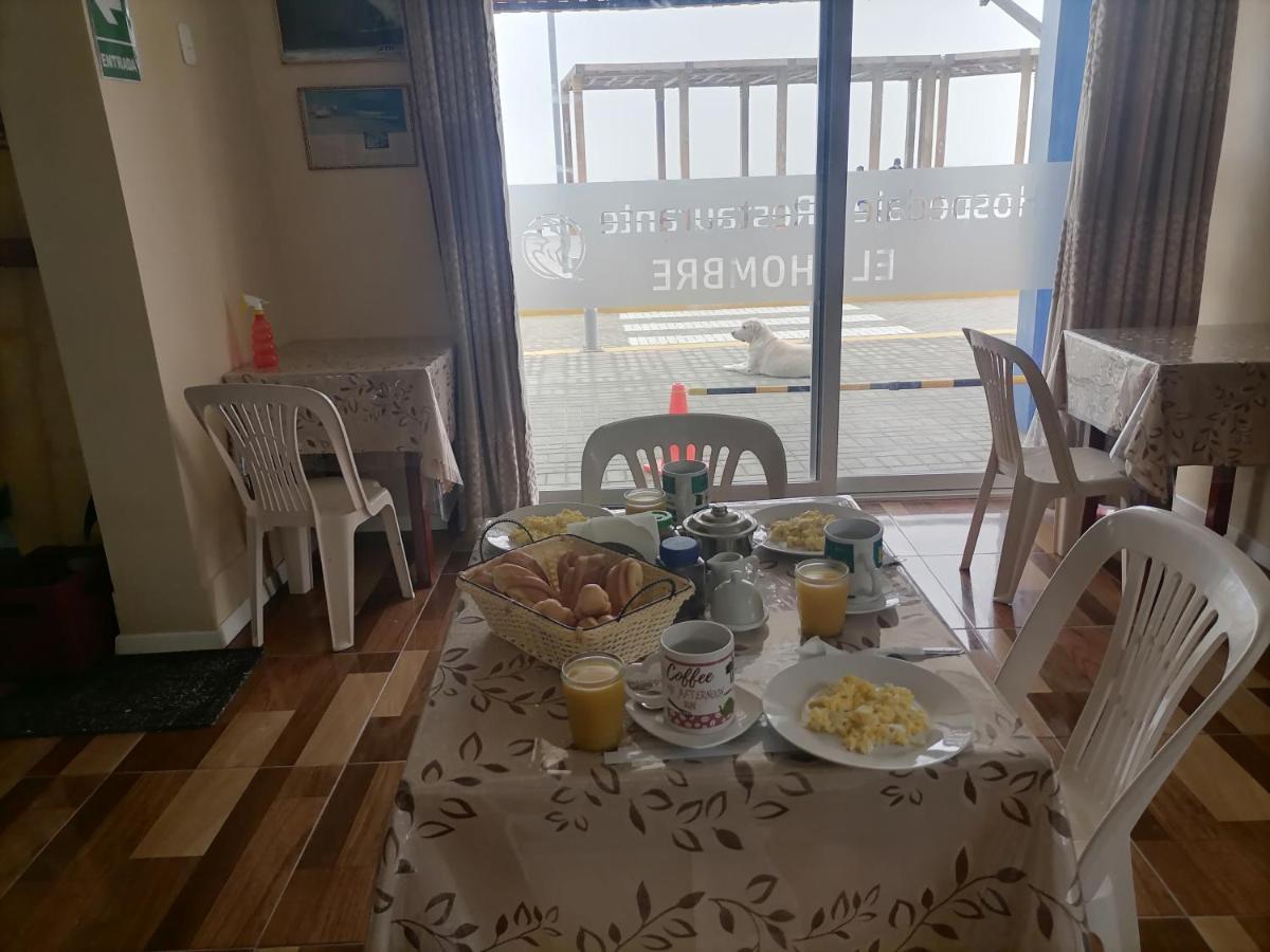 Hospedaje Restaurante El Hombre 奇卡马港 外观 照片
